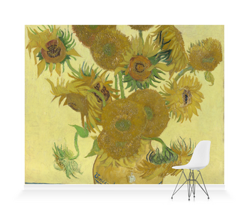 'Sunflowers' Wallpaper Mural
