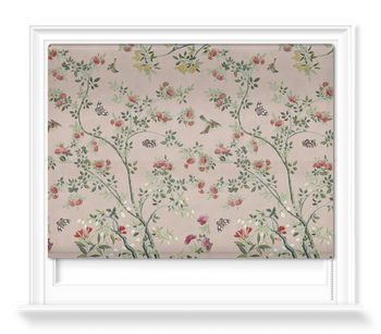 'Camellia Chinoiserie Plaster Pink' Roller blinds