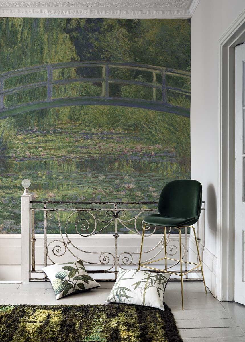 'The Water-Lily Pond' Wallpaper Mural | SurfaceView