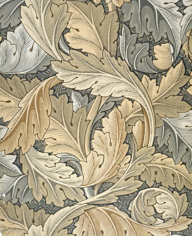 'Acanthus (gold)' Wallpaper Mural | SurfaceView