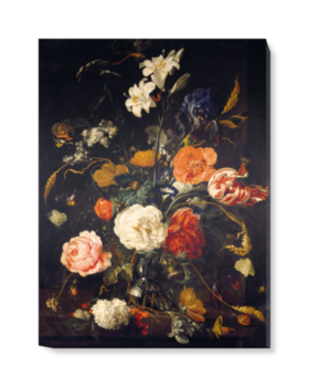 'De Heem Floral Bouquet Painting' Canvas Wall Art