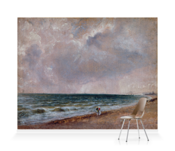 'Seascape Study: Brighton Beach looking west' Wallpaper Mural