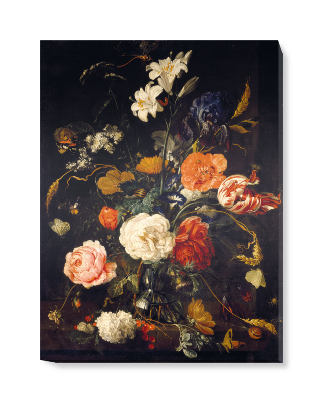 'De Heem Floral Bouquet Painting' Canvas Wall Art