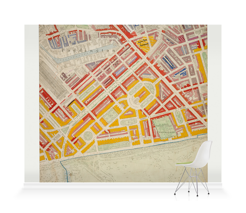 London Poverty Map Of Hyde Park Wallpaper Murals Surfaceview